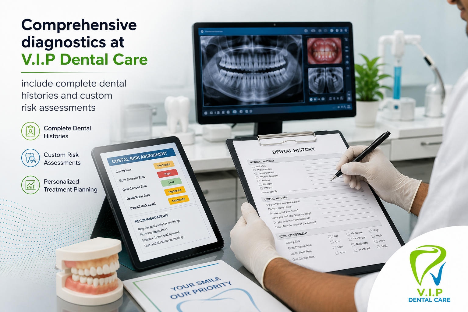 Clinical dental consulting session
