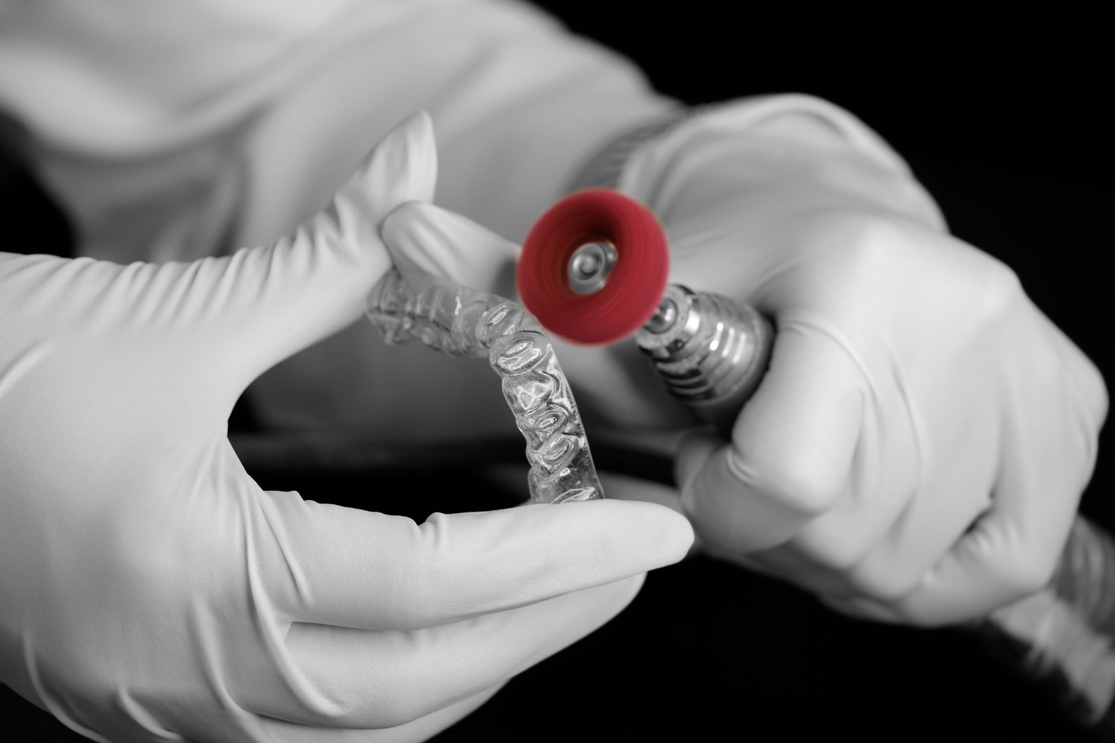 Advanced modern orthodontic clear aligner operatory