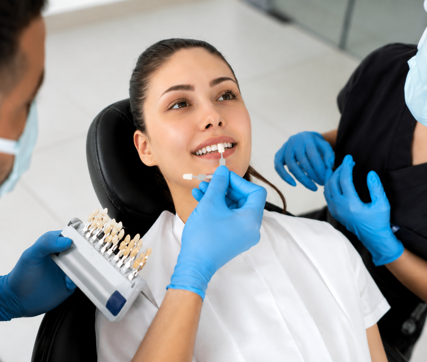 High-precision aesthetic dental components and materials